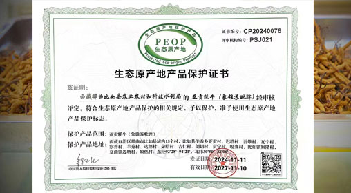 德耀娜秀 奮進比如║熱烈祝賀！比如縣“亞貢牦牛”入選農(nóng)業(yè)農(nóng)村部全國名特優(yōu)新農(nóng)產(chǎn)品名錄